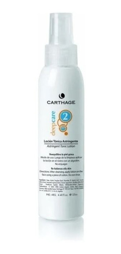 Locion Astringente Deep Care 125ml Carthage