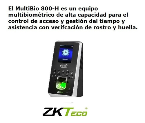 Imagen 3 de 8 de Control Acceso Personal Control De Acceso Rostros Zkateco