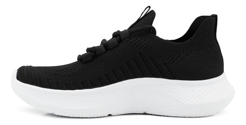 Tenis Running Charly Para Caballero Textil Negro Memory Foam