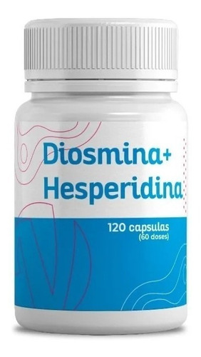 Diosmina 450 Mg + Hesperidina 50 Mg - 120 Cápsulas Sabor Sem Sabor