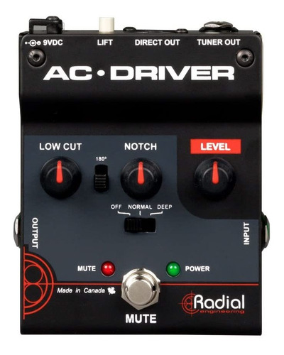 Radial Engineering Tonebone Ac Driver Compact Giasonic