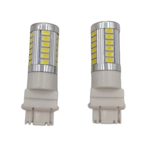 Bombillo 3157 Led Smd 33 Leds 12 Voltios Blanco