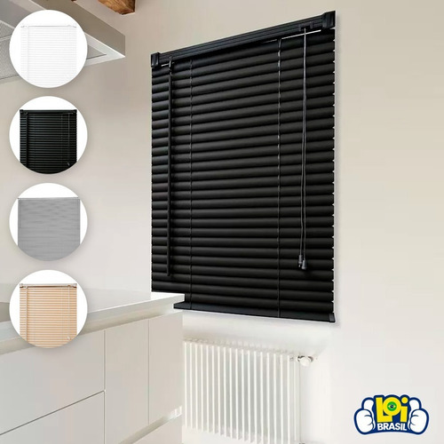 Imagem 7 de 8 de Persiana Evolux Horizontal De Pvc 130x80 Cm Sofisticada Loi