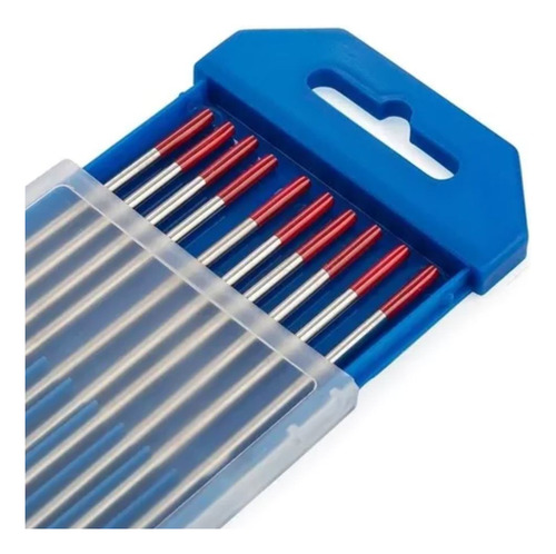 Eletrodo Tungstênio Solda Tig Ponta Vermelha 3.2mm 1/8