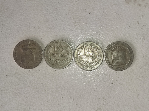 Moneda De Vzla 12 1/2 Céntimos  Eeuu De Vzla Años 45/46