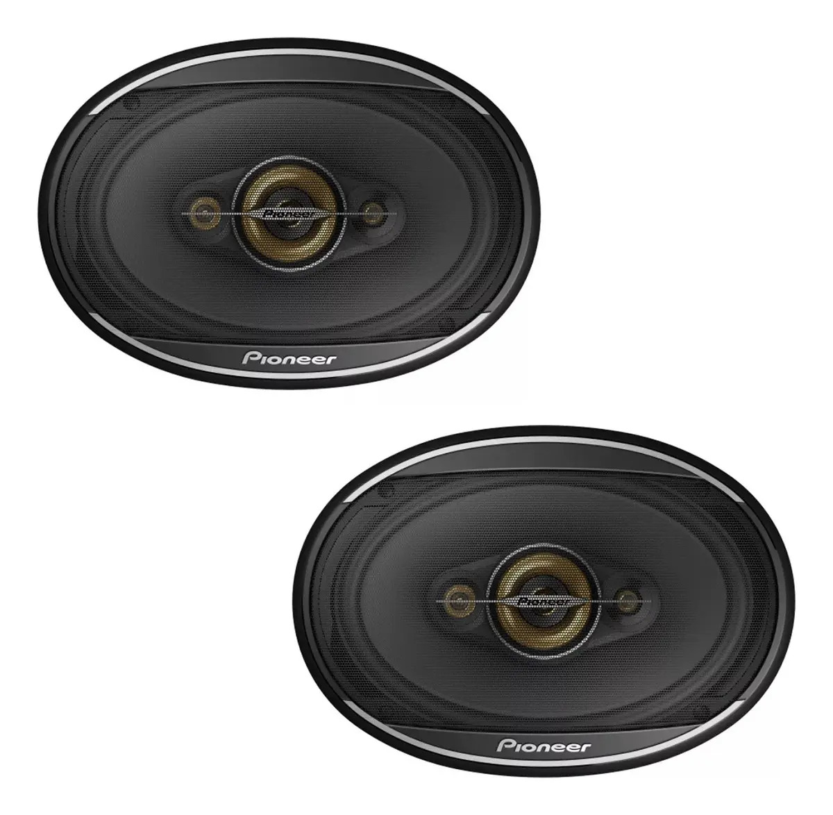 Parlantes Ovalados Pioneer Ts-a6978s Color Negro