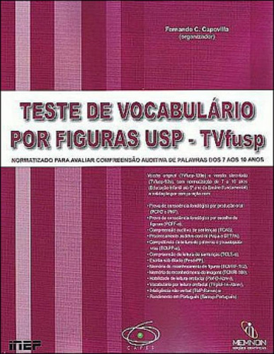Teste De Vocabulario Por Figuras Usp - Tvfusp
