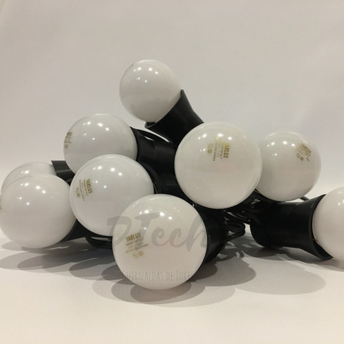 Imagen 3 de 10 de 10 Metros De Guirnalda De Luces Led 1w Para Exterior Bar Kermesse Feria * Oferta *