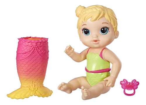 Muñeca Bebé Wave 1 Cola Sirena Baby Alive