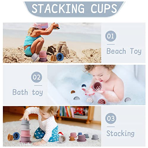 Juguetes Apilables De , Montessori Rainbow Stacker De ...