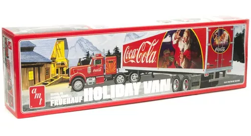 Caminhão Baú Coca Cola Madeira E Plastico Brinquedo 26x70cm