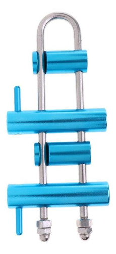 Dispositivo De Parada Para Rappel Rack 4-bar Blue