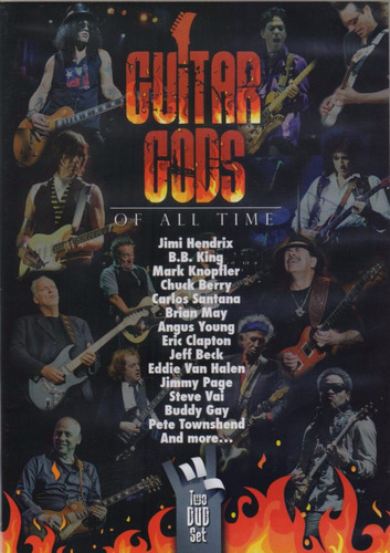 Guitar Gods Of All Time Coleccion Hendrix Gilmour Slash Dvd