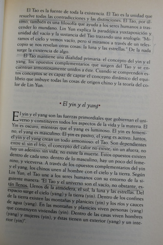 Feng Shui Y El Arte Del Color Yun Lin,sarah Rossbach C159 (Usado)