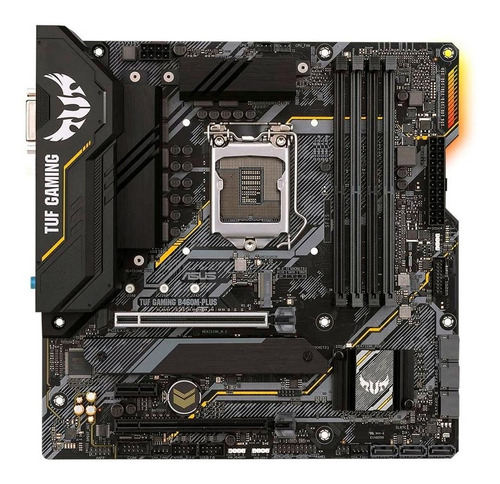 Imagem 4 de 6 de Placa Mãe Asus Tuf Gaming B460m-plus Lga 1200 Ddr4 Usb3.2
