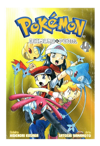 Mangá Pokémon Diamond E Pearl Edição 4