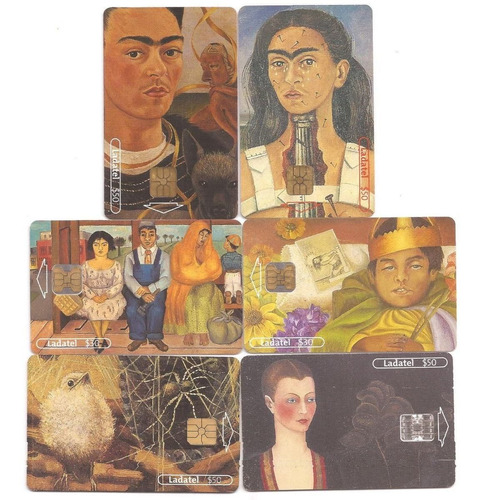 Tarjetas Telefónicas Serie Frida Kahlo  
