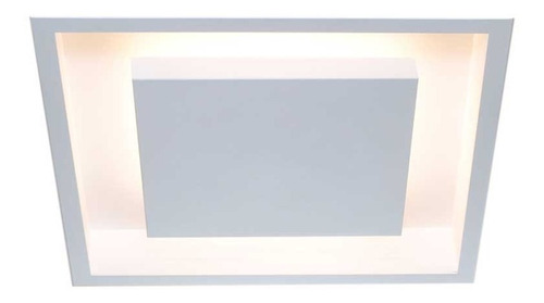 Plafon De Embutir Luz Indireta 30x30 Eclipse Cor Branco 110V 220V (Bivolt)