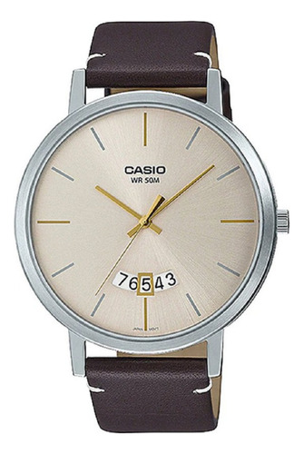 Reloj Casio Mtp-b100l-9e  Calendario Especial-para Hombre