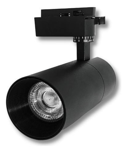 Spot Led Para Trilho Eletrificado 30w Preto Luz Neutra 4000k