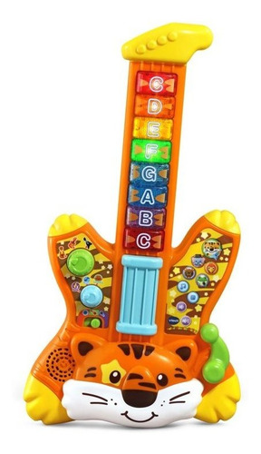 Imagen 2 de 3 de Guitarra Con Luces Y Sonidos Vtech Tigre Rock Importada