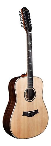 Guitarra Acústica Segovia Sgfm18s-d-12 Natural 12 Cuerdas 