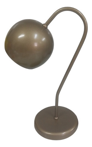 Abajur Para Escrivaninha Modelo Bolinha - Cores Cúpula Vermelho