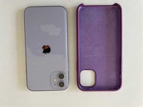 Apple iPhone 11 (128 Gb) - Morado, Excelente Estado, Aun Con Garantia, Capacidad Bateria 96% (Usado)