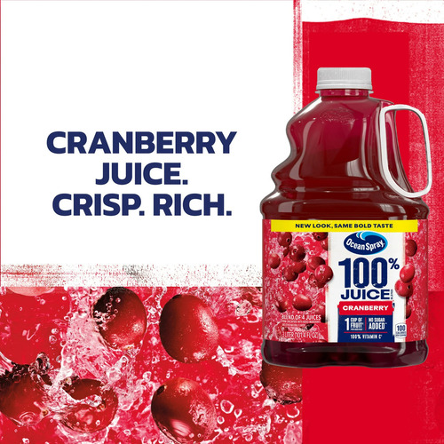 Ocean Spray 100% Juice Cranberry 3 Litros