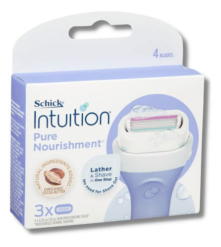 Schick Intuition Pure Nourishment - Recambios De Maquinilla