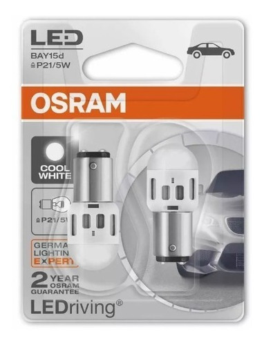 Kit De Lamparas Led Osram 2 Polos 21/5w 6000k Cool White