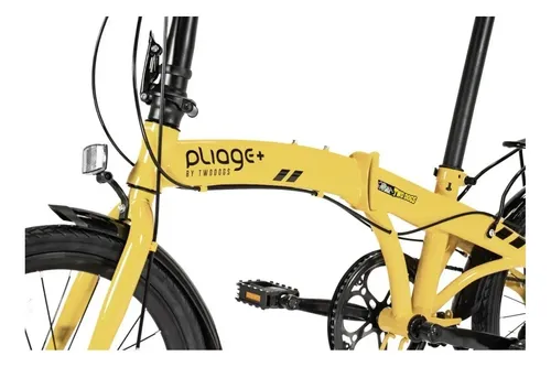 Bicicleta Dobrável Aro 20 Two Dogs Pliage Plus Shimano Tz50 Cor