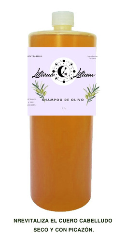 Shampoo Olivo Para Cuero Cabelludo Seco Y Con Picazon.