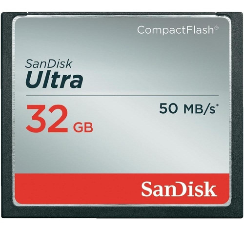 Compact Flash 32gb Sandisk Ultra Cf 333x 50mb/s Canon Nikon