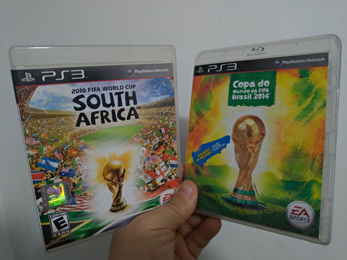 Jogos Ps3 Fifa Word Cup África Do Sul 2010 E Brasil 2014 (Usado)