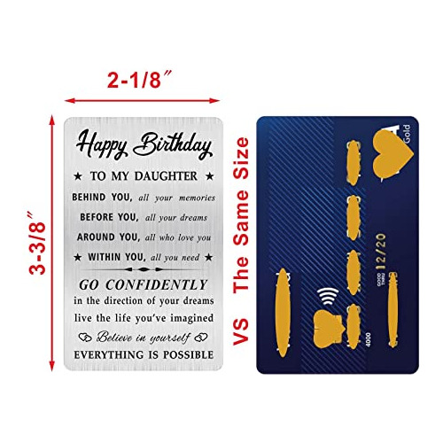 Tarjeta De Cumpleaños Hija, Ideas De Regalos De Feliz ...