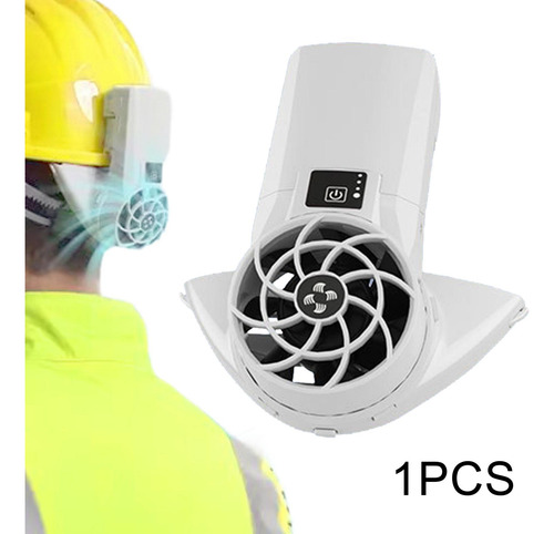 Casco Con Ventilador, Ventilador Trasero, Accesorio Seguro
