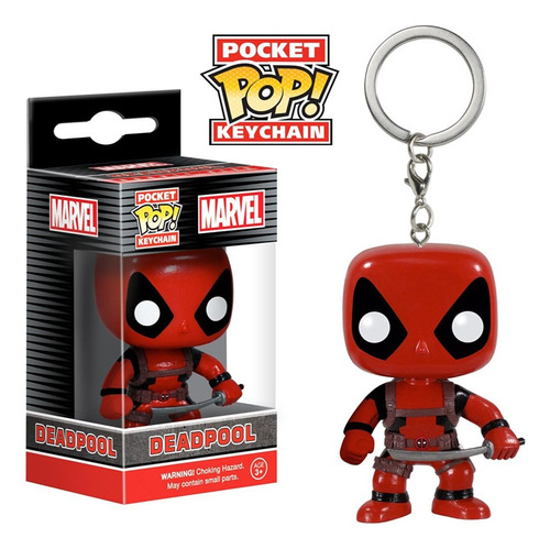 Deadpool Con Espada Llavero - Pocket Pop Keychain