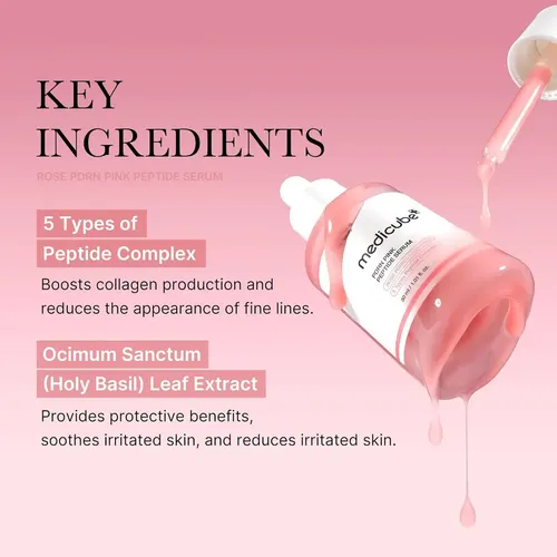 S&eacute;rum Facial Medicube Pdrn Pink 5 Pept&iacute;deos - Normal Dia/noite