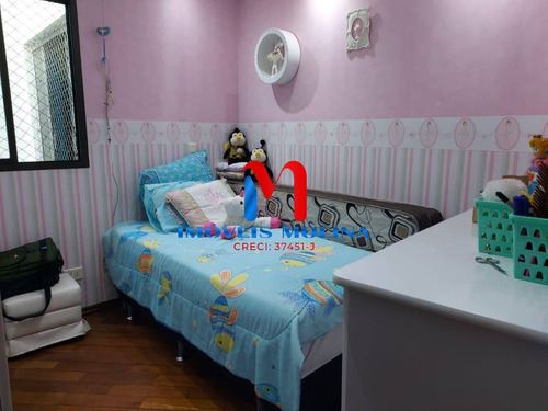 Imagem 12 de 15 de Apto Bairro Jardim 112m²- 3 Dorms E 2 Vagas - 3396p