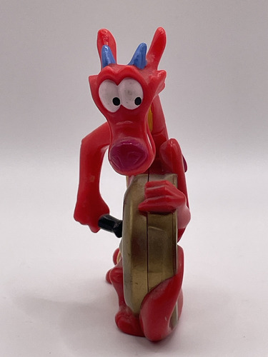 Mushu Dragon De Mulan Mini Figura 8cms Original Disney Mcdon (Usado)