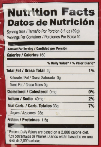Horchata Bebida Instantánea De Arroz Naturas 400 G