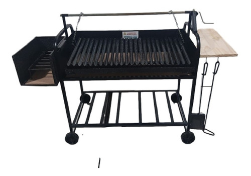 Parrilla Rodante Un Mtr + Fogon + Mesada + Herramientas