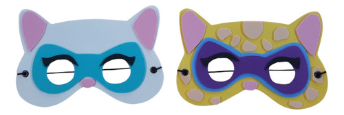10 Antifaces Super Gatitos En Goma Eva