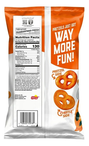 Cheetos Pretzels Queso Cheddar 283.5 G