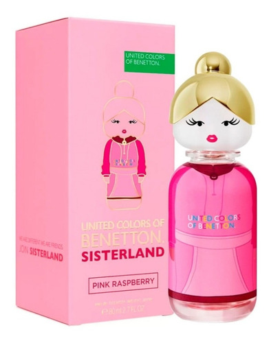 Perfume Benetton Sisterland Pink Raspberry 80ml Original 