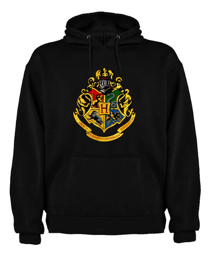 Buzo Harry Potter Escudo Hogwarts Buso Capota Hoodie