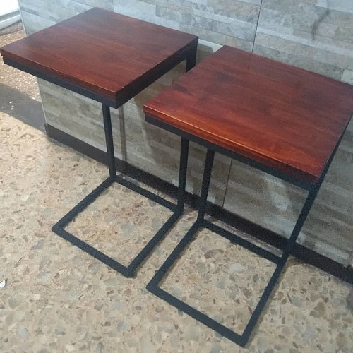 Mesa Arrime Para Sillones Estilo Industrial