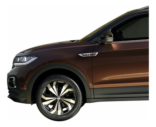 Kit Adesivo Aplique Lateral Compatível Vw T-cross Tsi