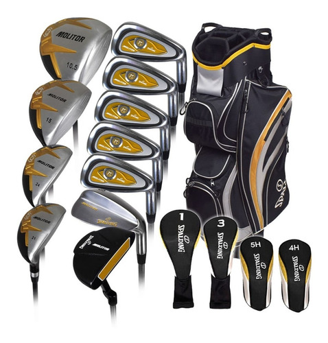 Imagen 1 de 10 de Set Completo Spalding Golf Molitor Mens 16 Piezas